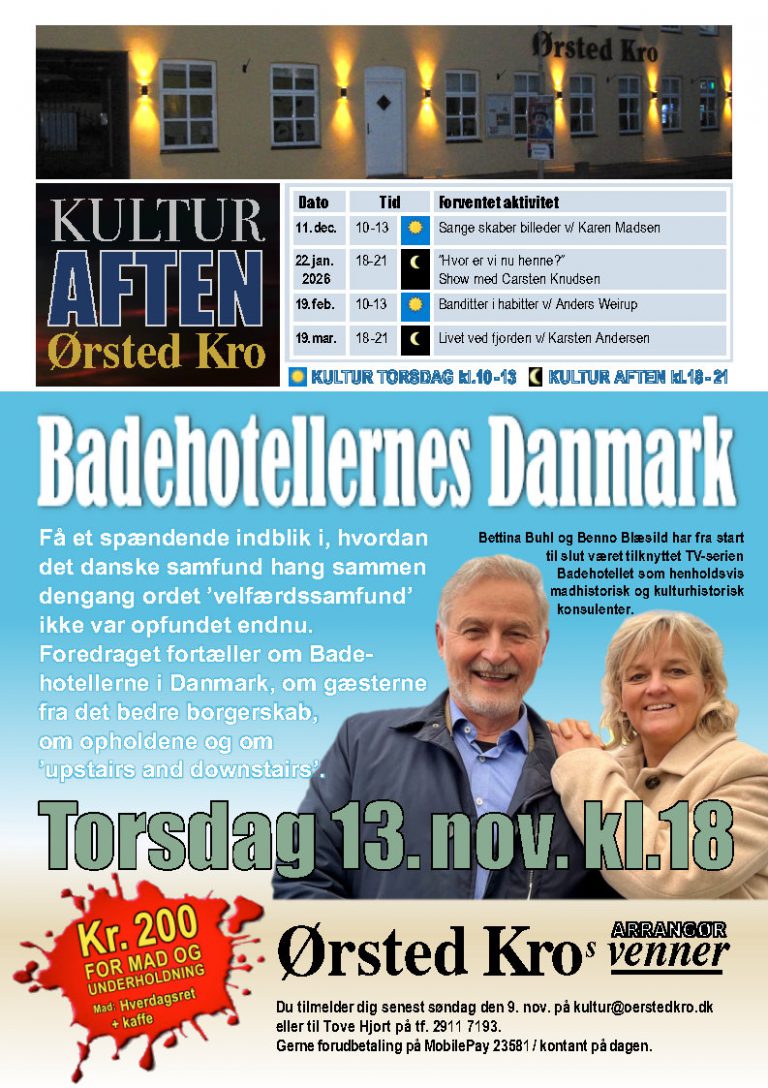 Det sker på Ørsted kro