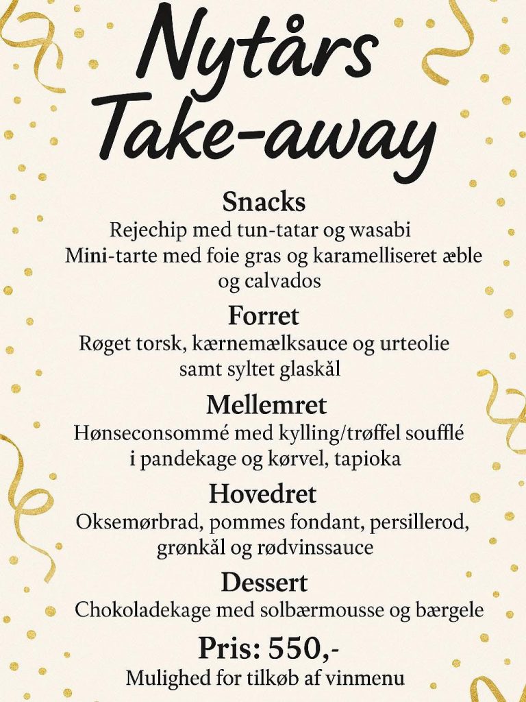 Luksus nytårsmenu
