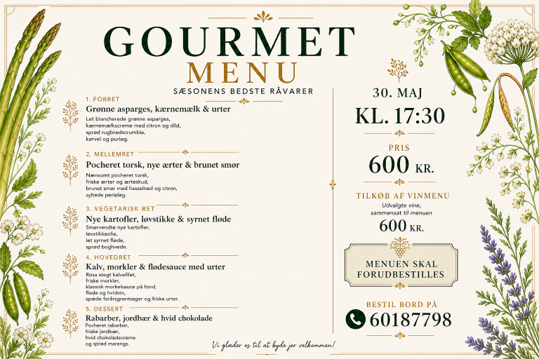 Forkæl dine smagsløg med en udsøgt gourmet middag