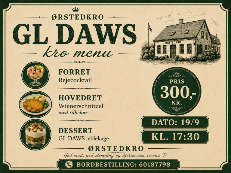 Sofus serverer..