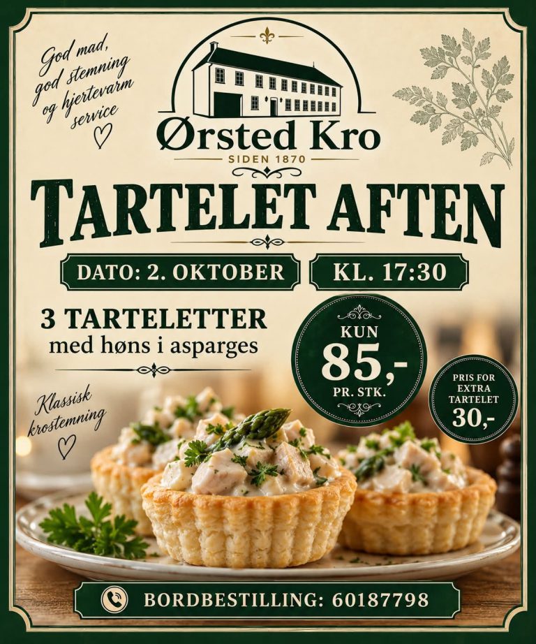Sofus serverer..